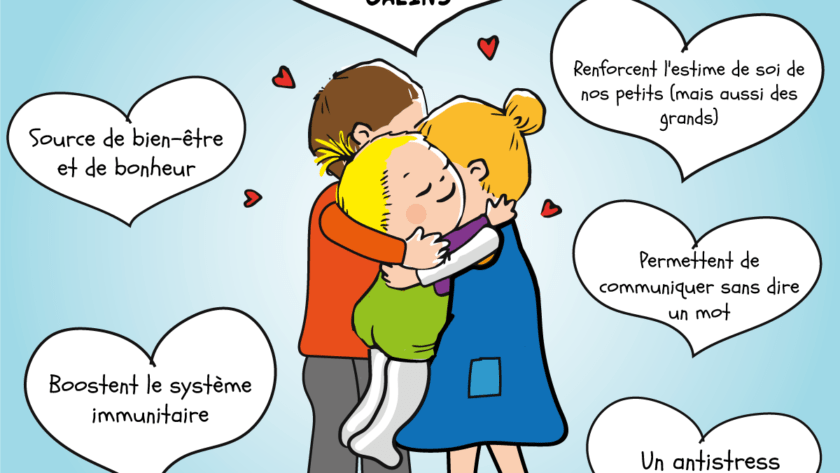 Un dessin d'un homme et d'une femme se faisant un petit câlin