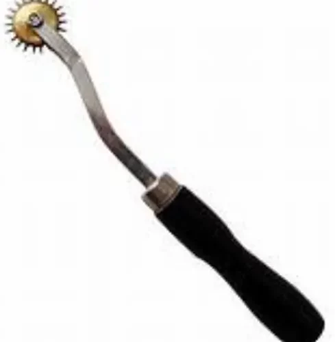 Photo d'une roulette avec des dents de scie
